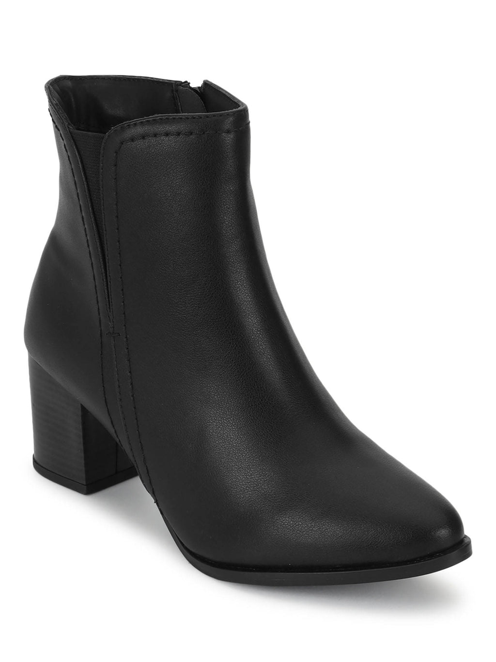 Maroon Solid Casual Boots | BT61 - view 14