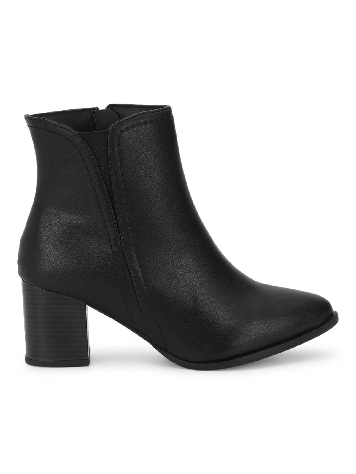 Maroon Solid Casual Boots | BT61 - view 16