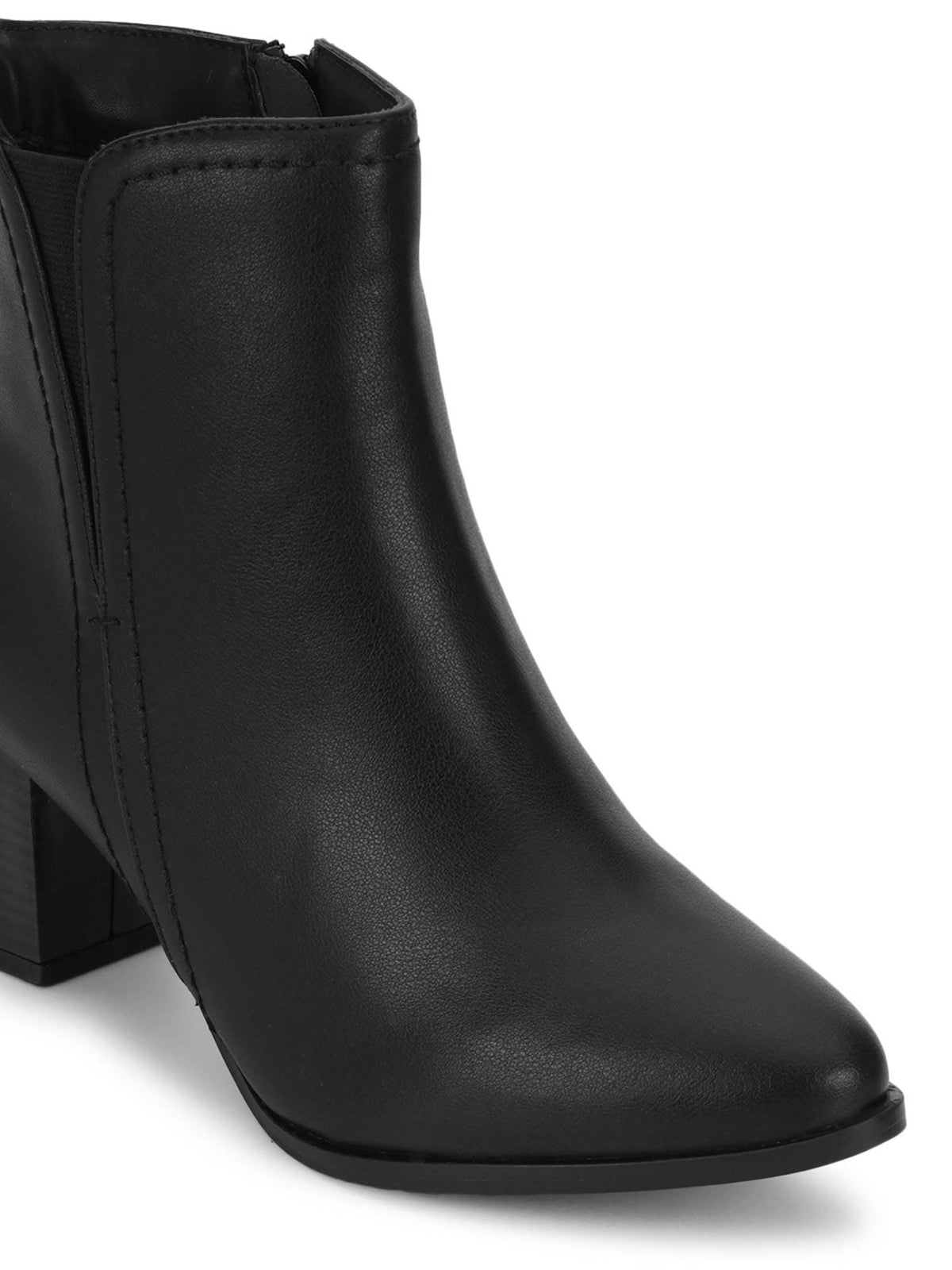 Maroon Solid Casual Boots | BT61 - view 18