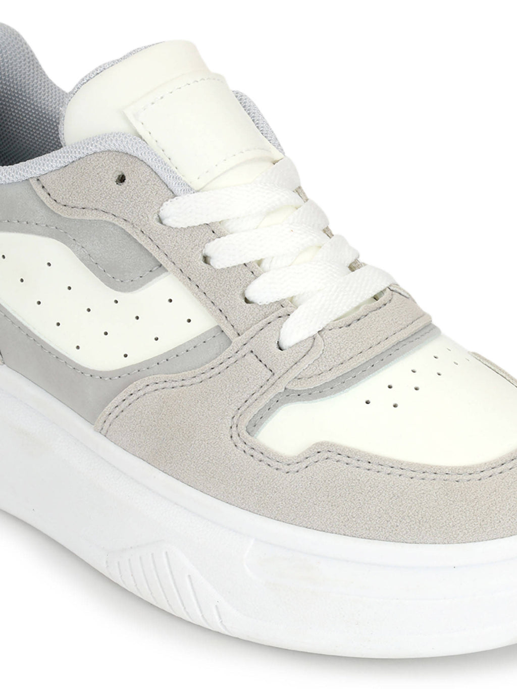 Grey Solid Casual Sneakers | SN09 - view 6