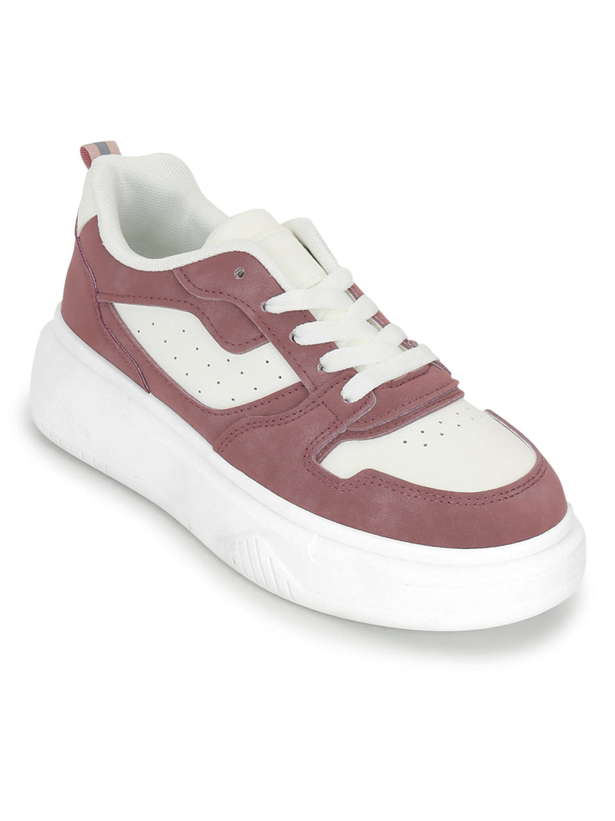 Maroon Solid Casual Sneakers | SN09 - view 2