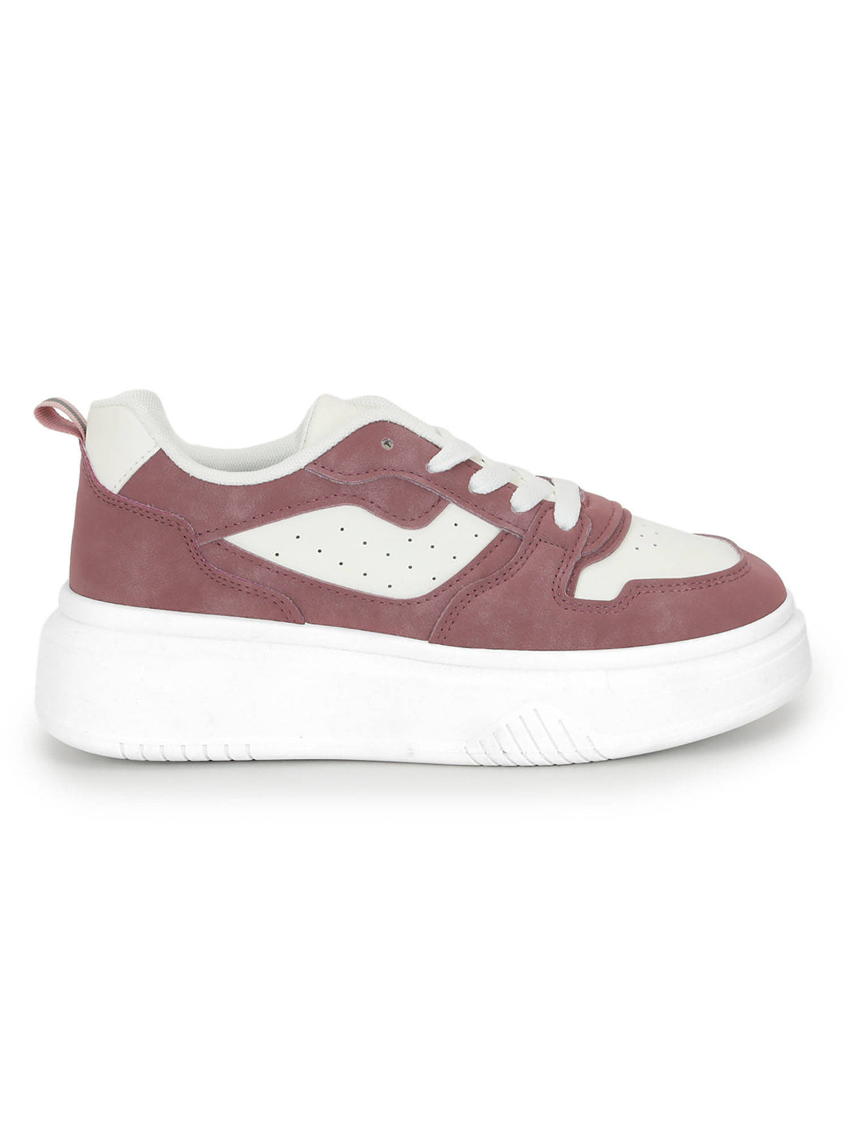 Maroon Solid Casual Sneakers | SN09 - view 4