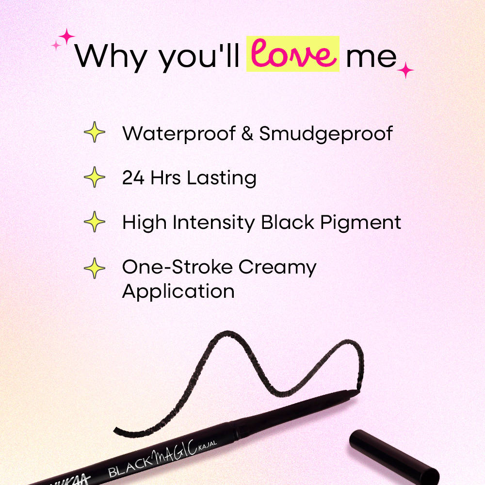 Complete Summer Glam Combo - Smudgeproof Kajal, Highlighter & Matte Lipstick | L12 - view 3