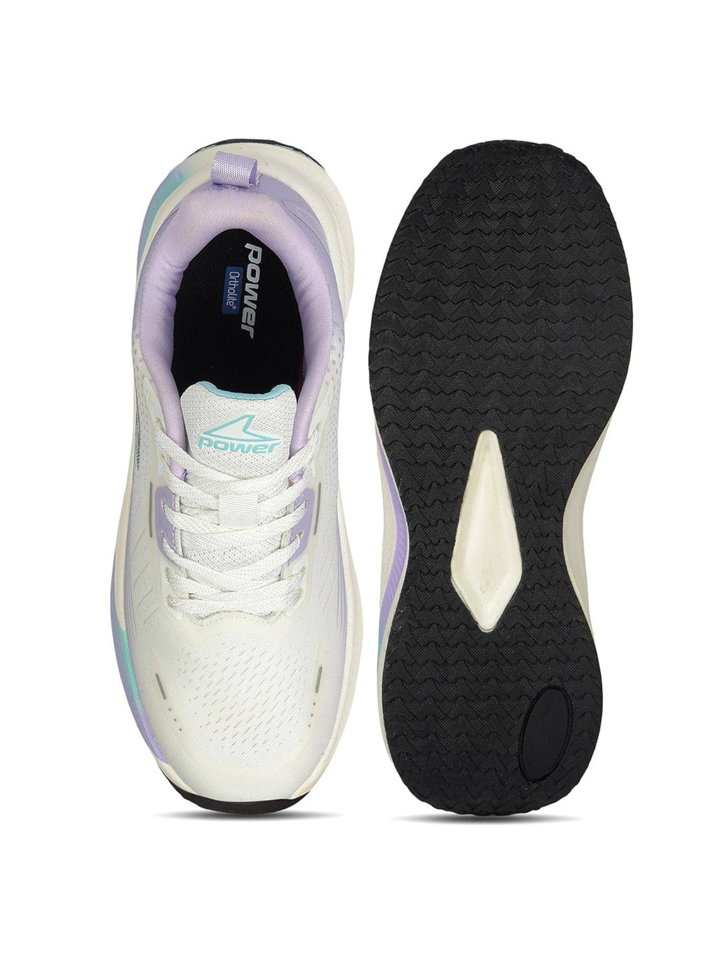 Women White Running Shoes | SH9 - view 4