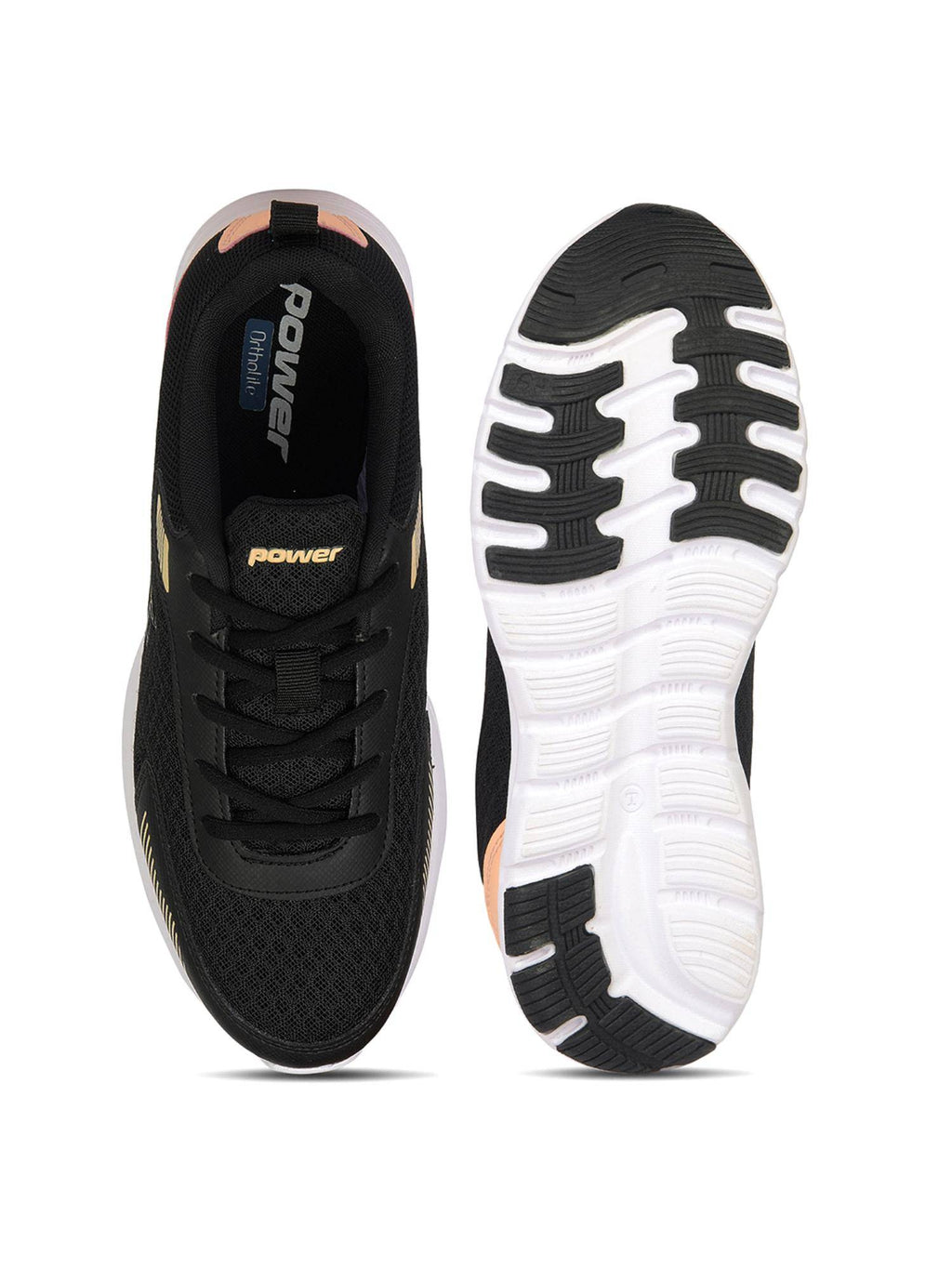 Women Black Running Shoes | SH9 - view 4