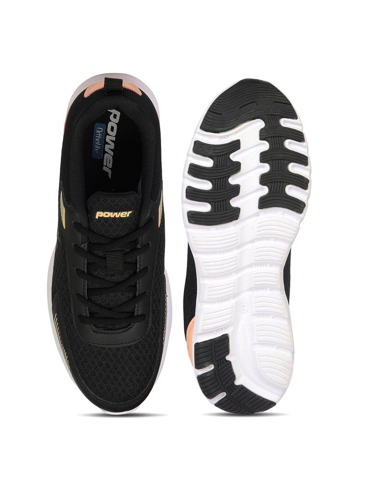 Women Black Running Shoes | SH9 - view 4