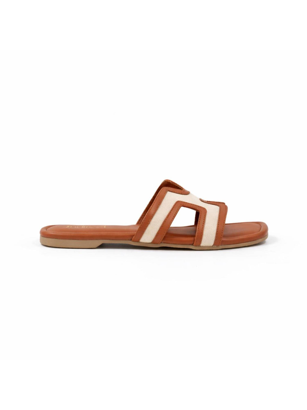 Women Tan Flats | F61 - view 5