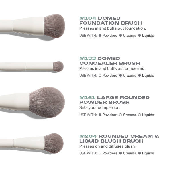 Best Of Blends 8 Piece Face & Eye Brush Set | T32 - view 3