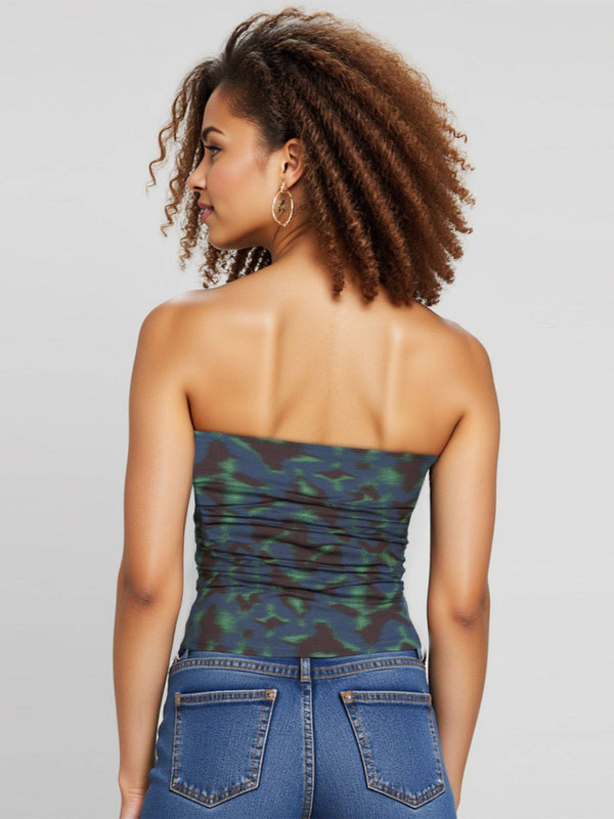 Blue Printed Top | TT90 - view 4