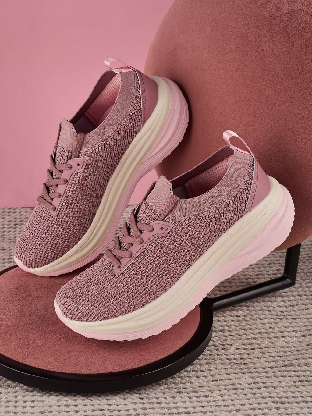 ROLLIN Women Mauve Walking Shoes | SH9 - view 1