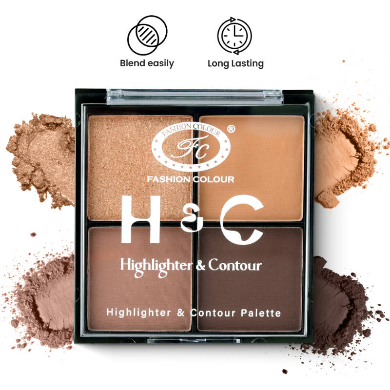 H & C Highlighter & Contour Palette Radiant Glow | F14 - view 8