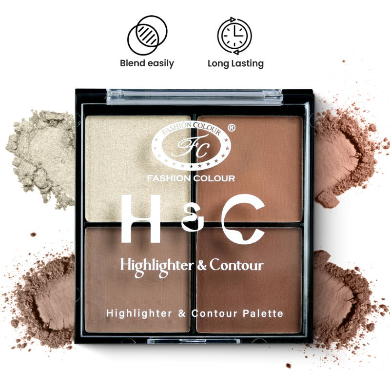 H & C Highlighter & Contour Palette Radiant Glow | F14 - view 1