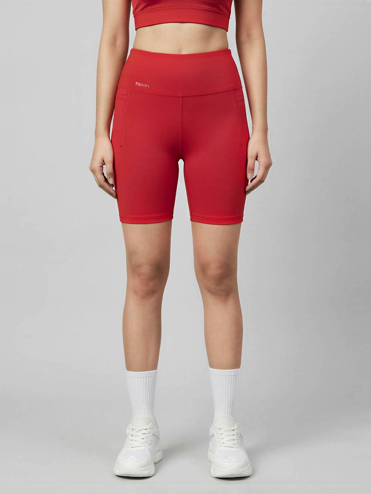 Women Black Core Biker Shorts - view 37