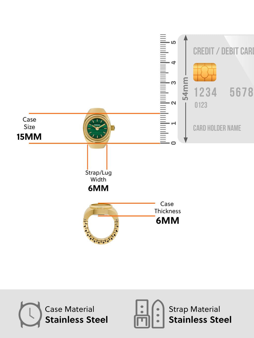 Green Ring Watch | W92 - view 5