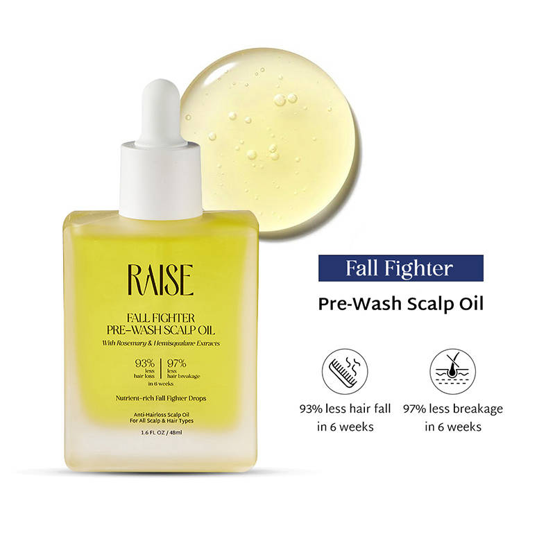 Fall Fighter Pre-Wash Scalp Oil, Anti-Hair Fall, Rosemary + Hemisqualane, Scalp Care | H02 - view 1
