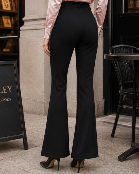 Shein Women Full Length Slit Hem Panelled Pants