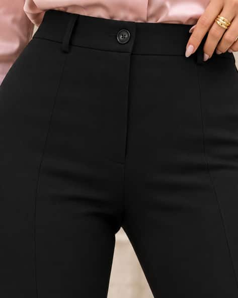 Shein Women Full Length Slit Hem Panelled Pants