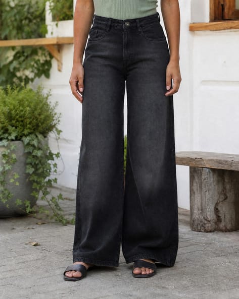 Shein Women Full Length Mid Wash Jeans Shein