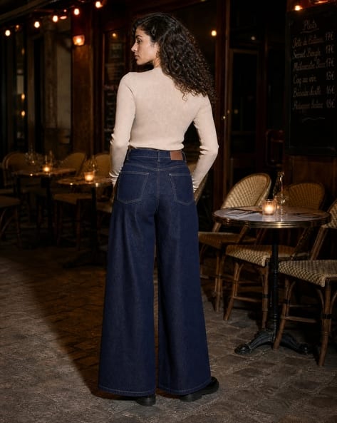 Shein Women Full Length Clean Wash Jeans Shein
