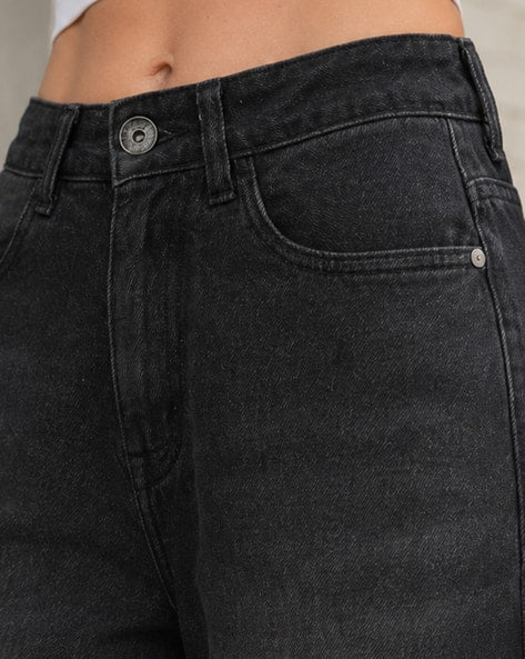 Shein Women Ankle Length Mid Wash Jeans Shein