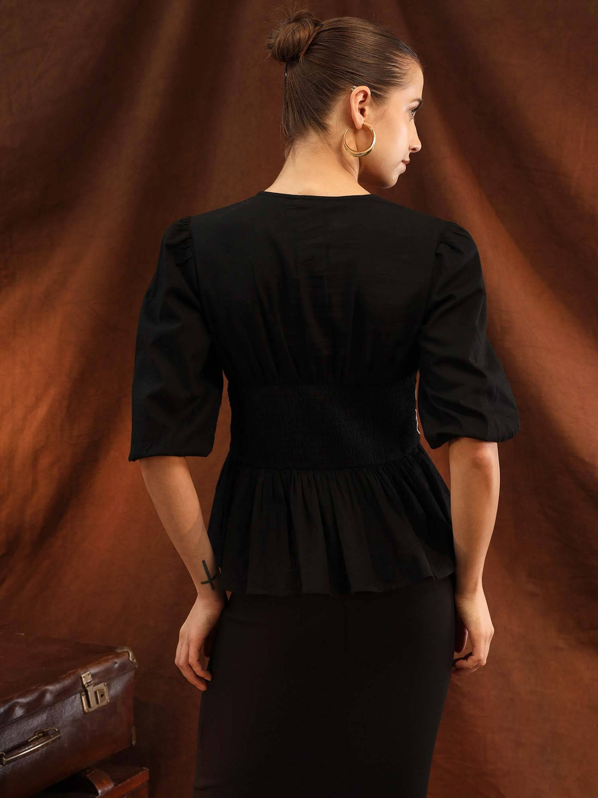 Black Evie Top | pt51 - view 4