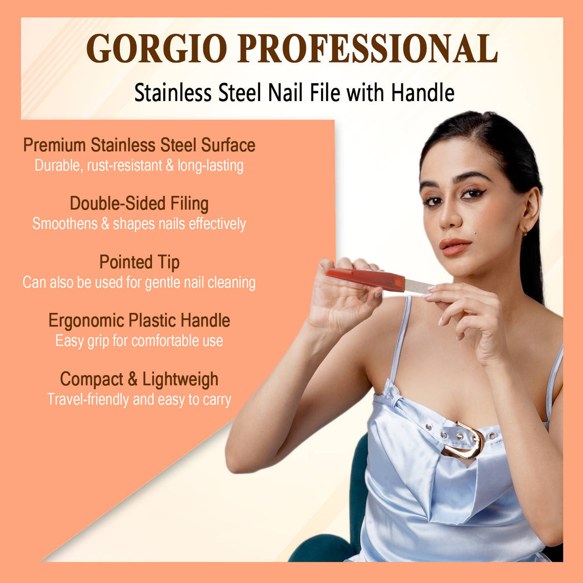 Nail Cutter With Nail Filer Combo GPCA0009 colour/Chape May Vary | T32 - view 5