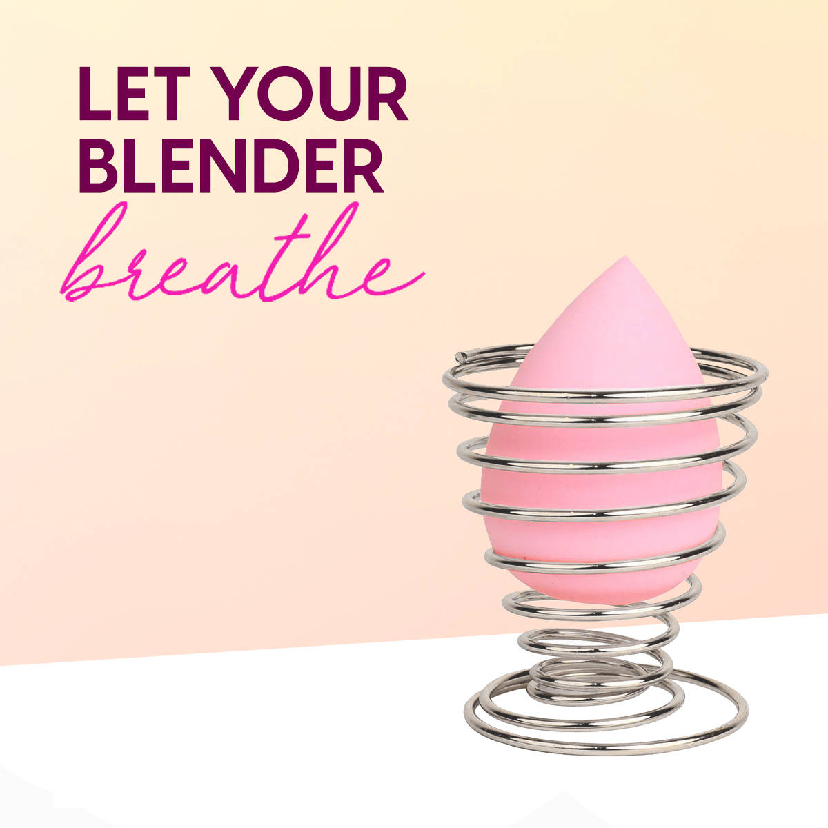 Blender Beauty Sponge Holder - Makeup Puff Drying & Display Stand Storage Case For Powder Puff | C83 - view 4