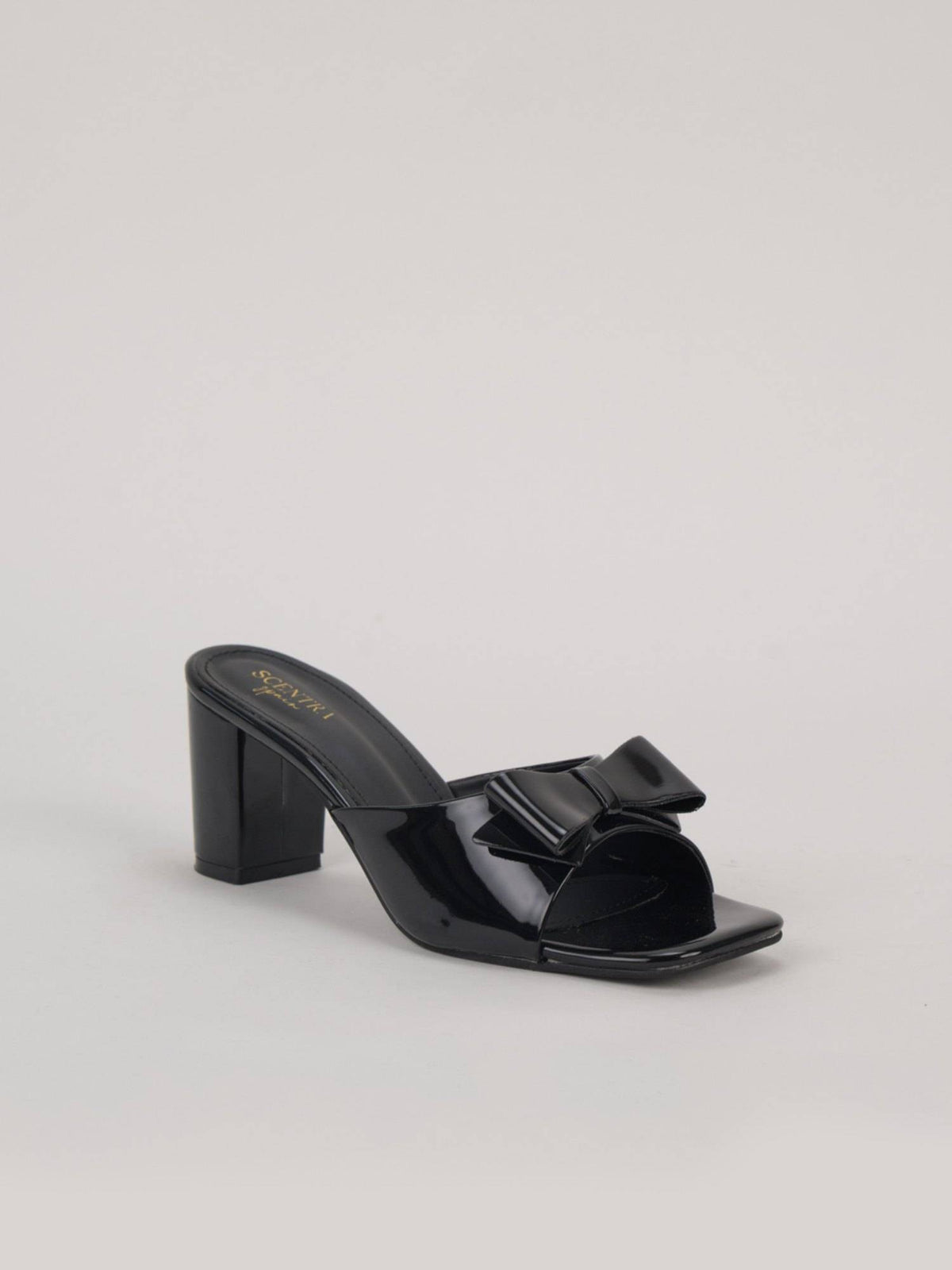 Womens Maroon Block Heels | H78 - view 7