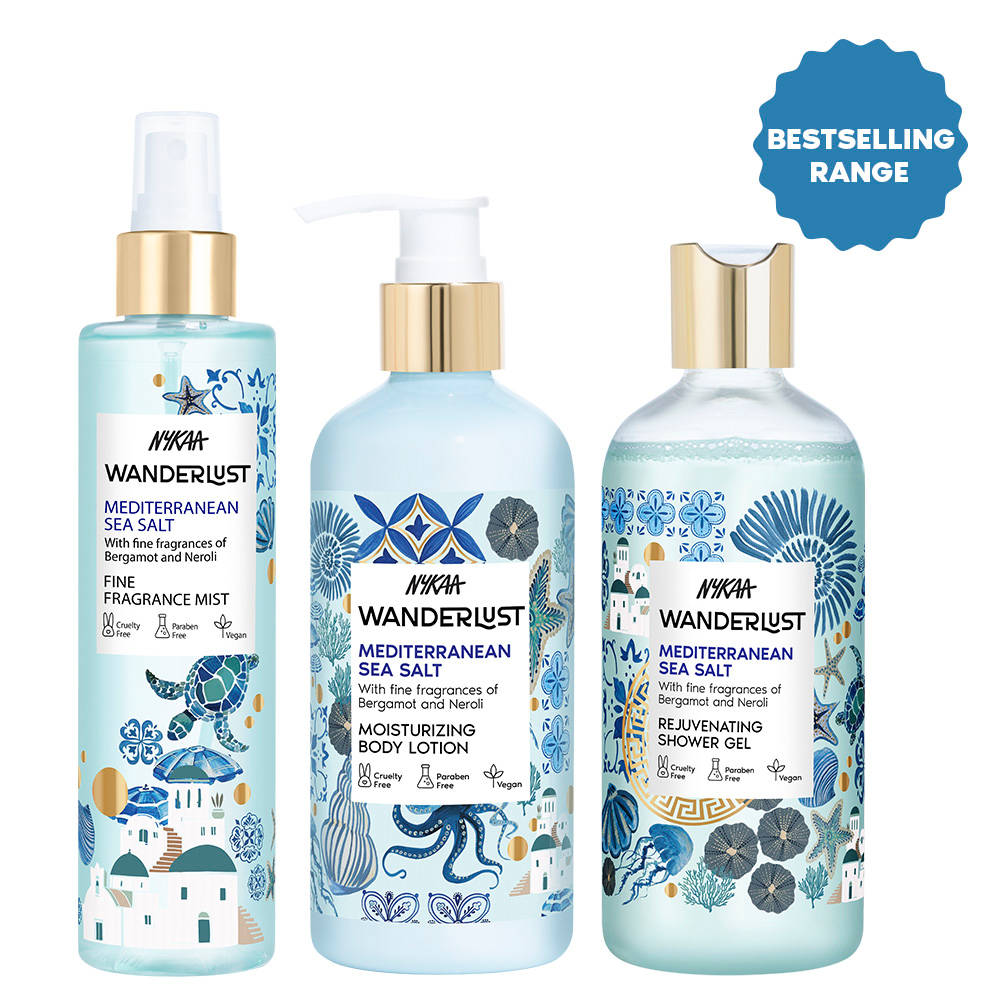 Mediterranean Sea Salt Shower Gel+ Body Lotion+ Fragrance Mist Combo | H02 - view 1