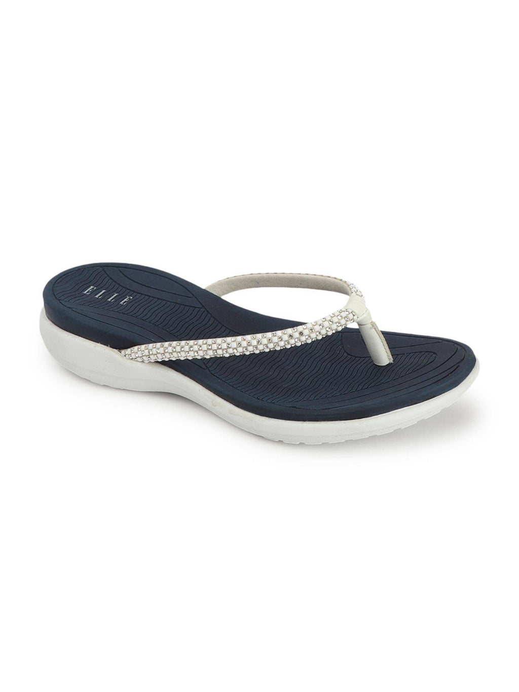 Navy Women Slip-On Comfort Sandals | SD89 - view 4