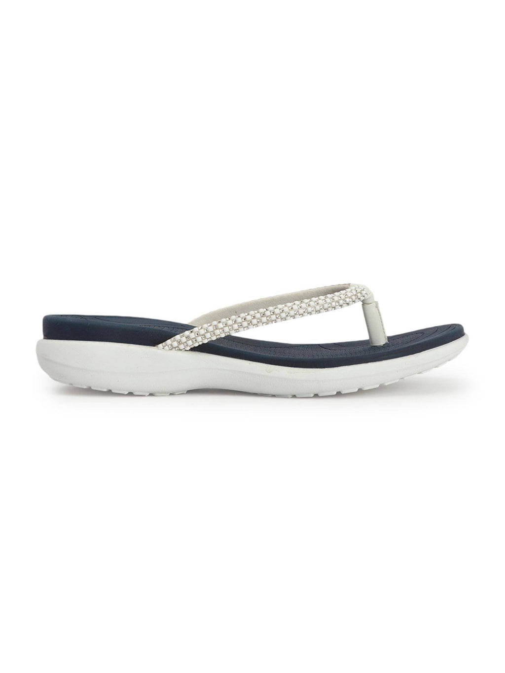 Navy Women Slip-On Comfort Sandals | SD89 - view 5