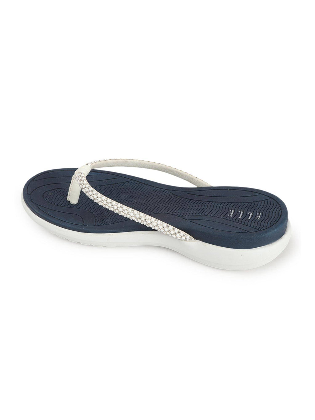 Navy Women Slip-On Comfort Sandals | SD89 - view 6