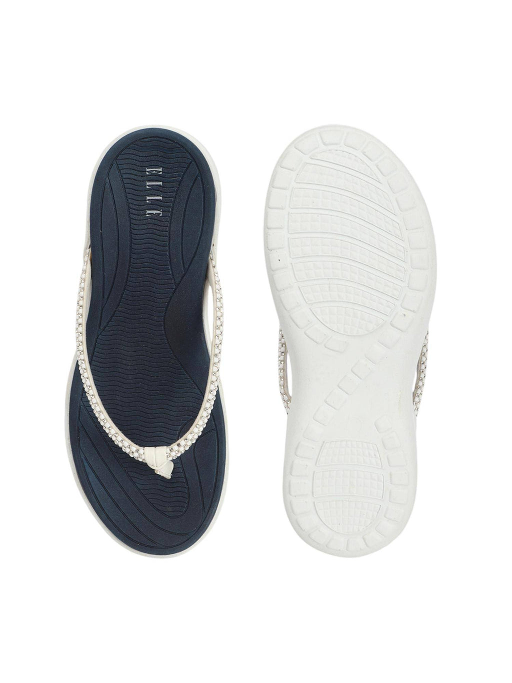 Navy Women Slip-On Comfort Sandals | SD89 - view 7