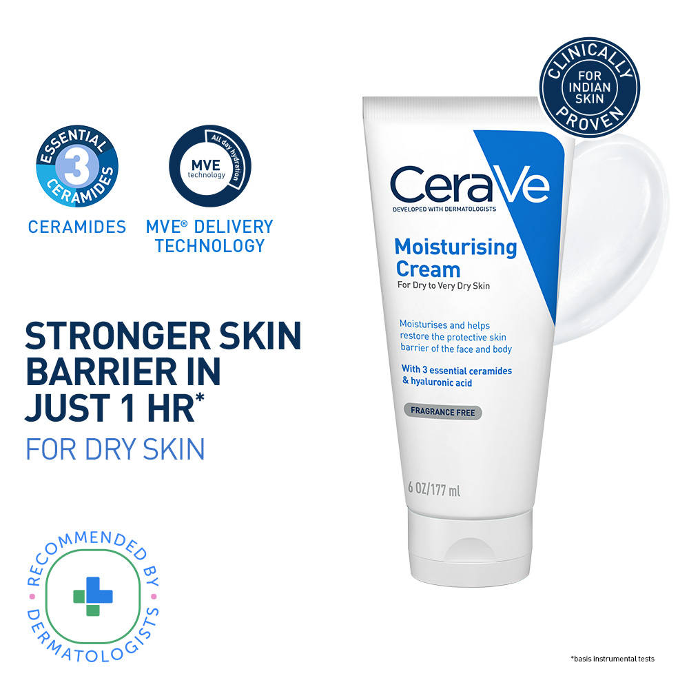 Moisturizer Cream For Dry Skin With Ceramides & Hyaluronic Acid For Barrier Repair | FC3 - view 15