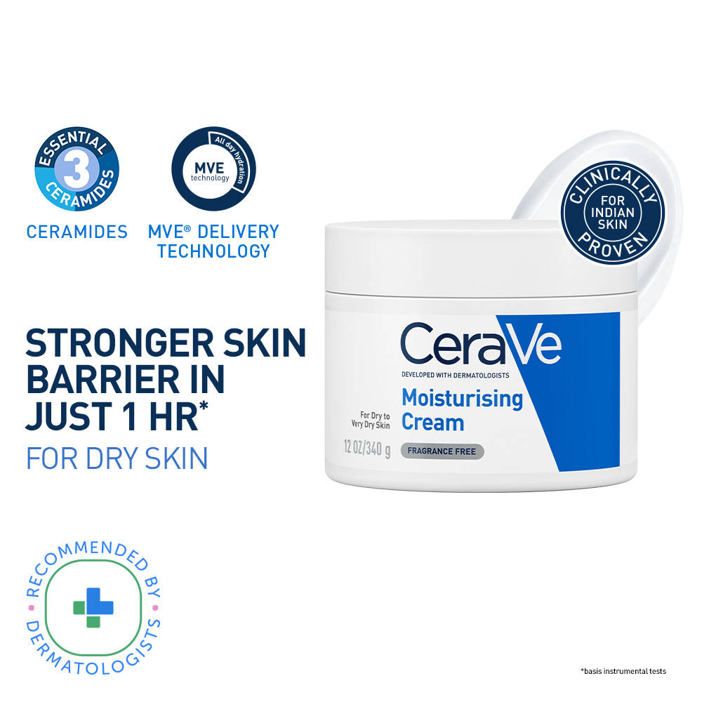 Moisturizer For Dry Skin, Barrier Repair Cream with Ceramides, Dermatologist recommended | FC3 - view 1