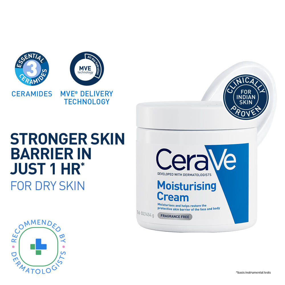Moisturizer For Dry Skin, Barrier Repair Cream with Ceramides, Dermatologist recommended | FC3 - view 15
