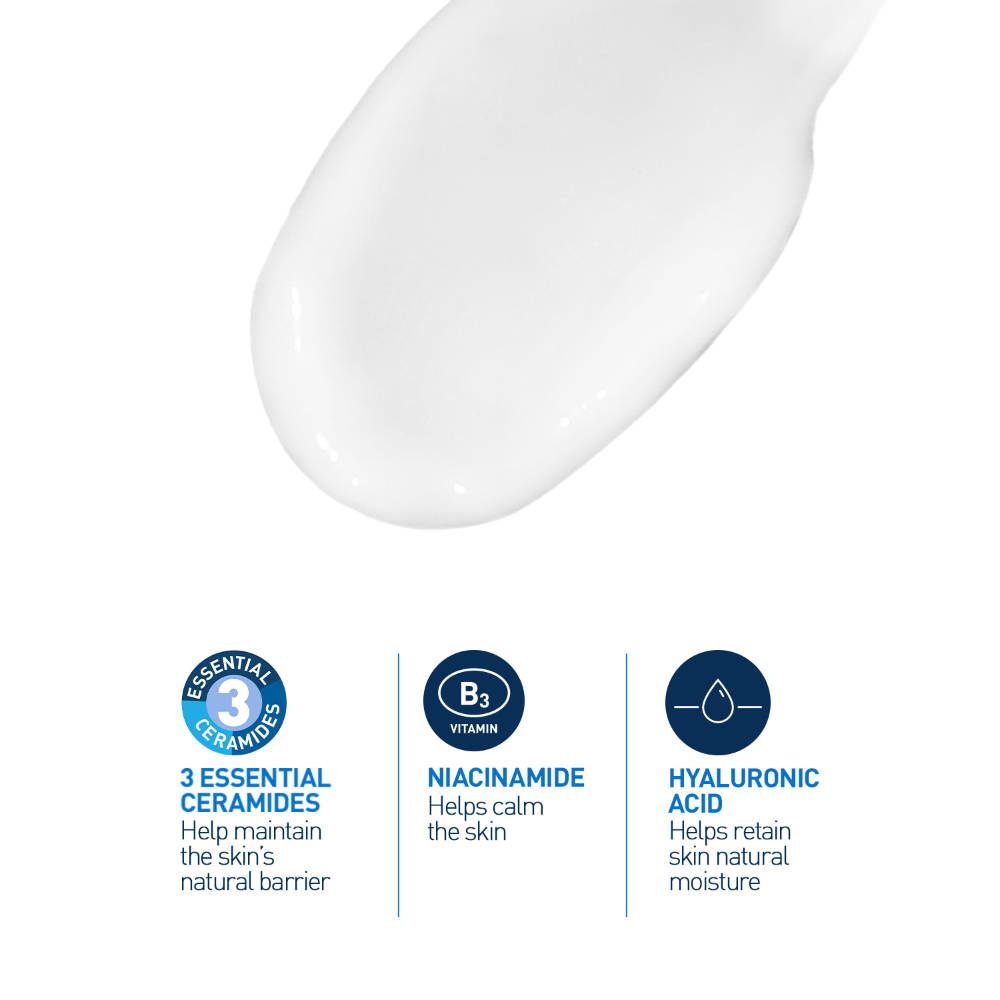 PM Facial Moisturizer Lightweight Night Cream with Ceramides, Niacinamide & Hyaluronic Acid | FC3 - view 3