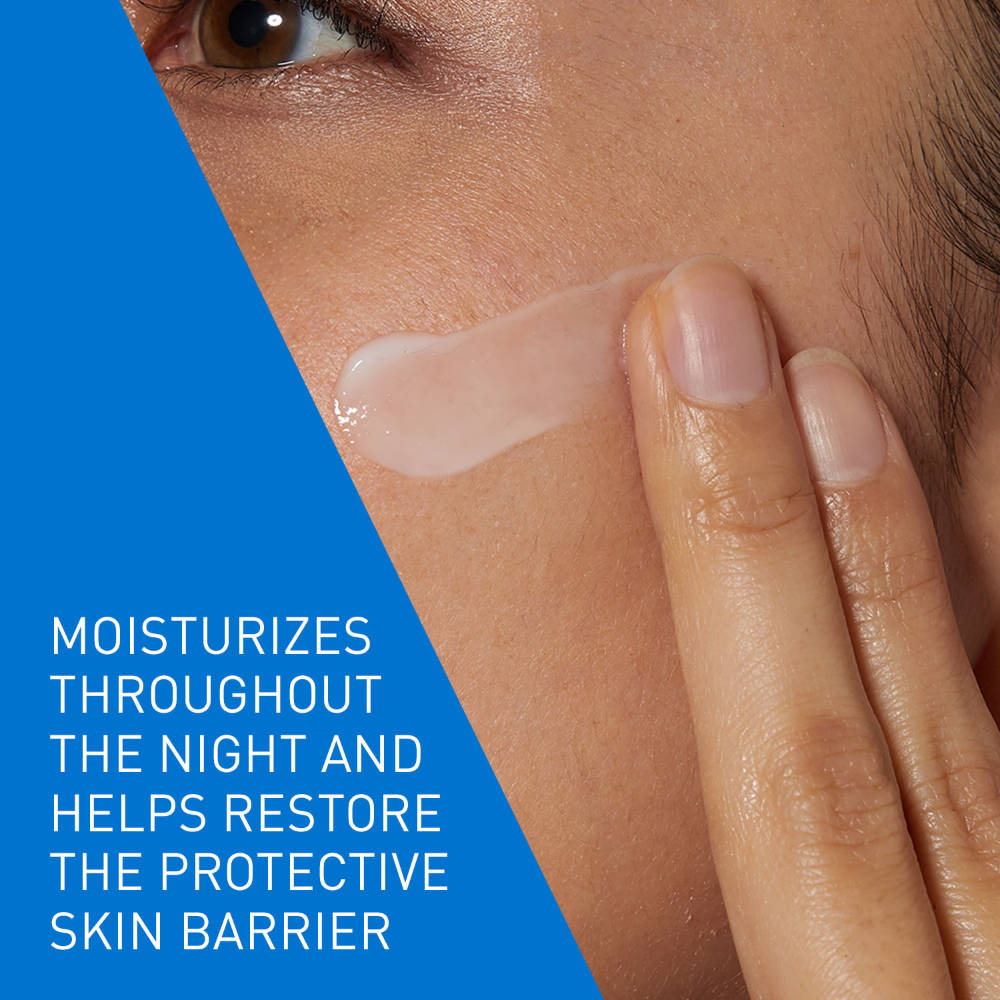PM Facial Moisturizer Lightweight Night Cream with Ceramides, Niacinamide & Hyaluronic Acid | FC3 - view 5