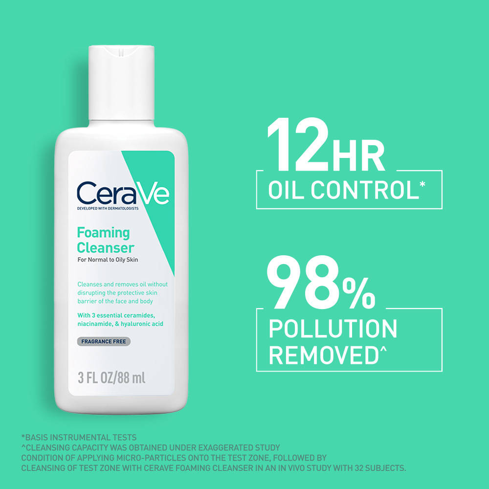 Foaming Cleanser Face Wash For Oily Skin with Ceramides, Dermatologist Recommended | FC3 - view 2