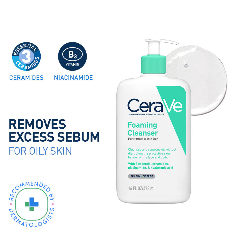 Foaming Cleanser Face Wash For Oily Skin with Ceramides, Dermatologist Recommended | B20 - view 29