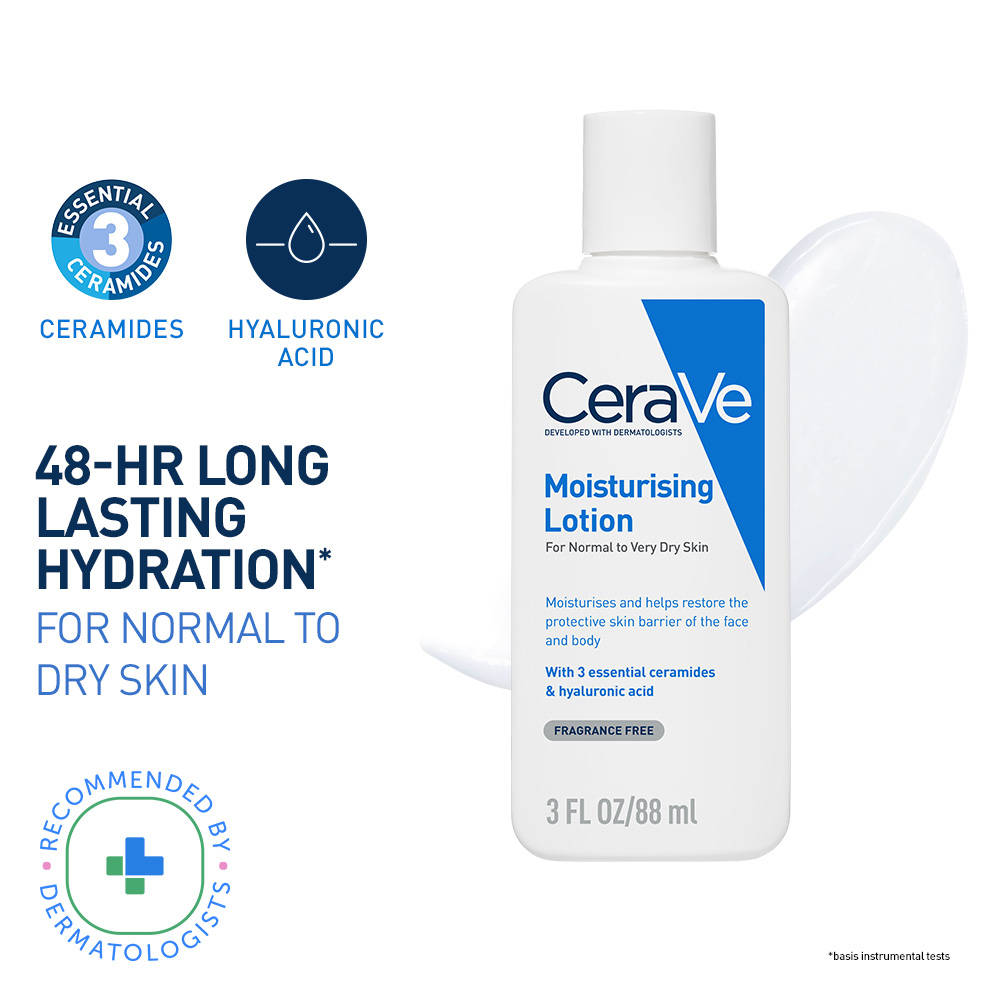 Moisturizing Body Lotion for Normal to Dry skin with Ceramides, Dermatologist recommended | FC3 - view 1