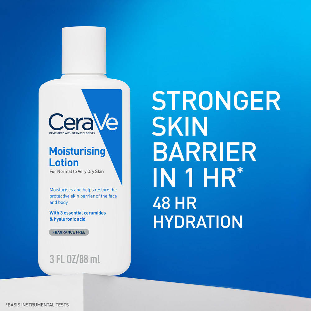 Moisturizing Body Lotion for Normal to Dry skin with Ceramides, Dermatologist recommended | FC3 - view 2