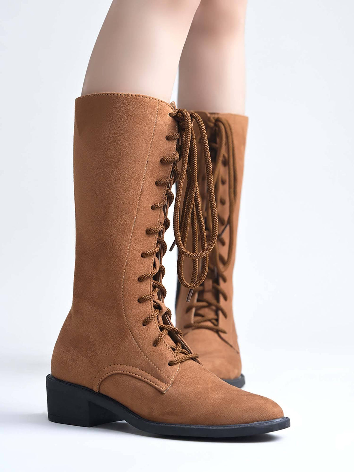 Women Tan Long Casual Boots | BT61 - view 3