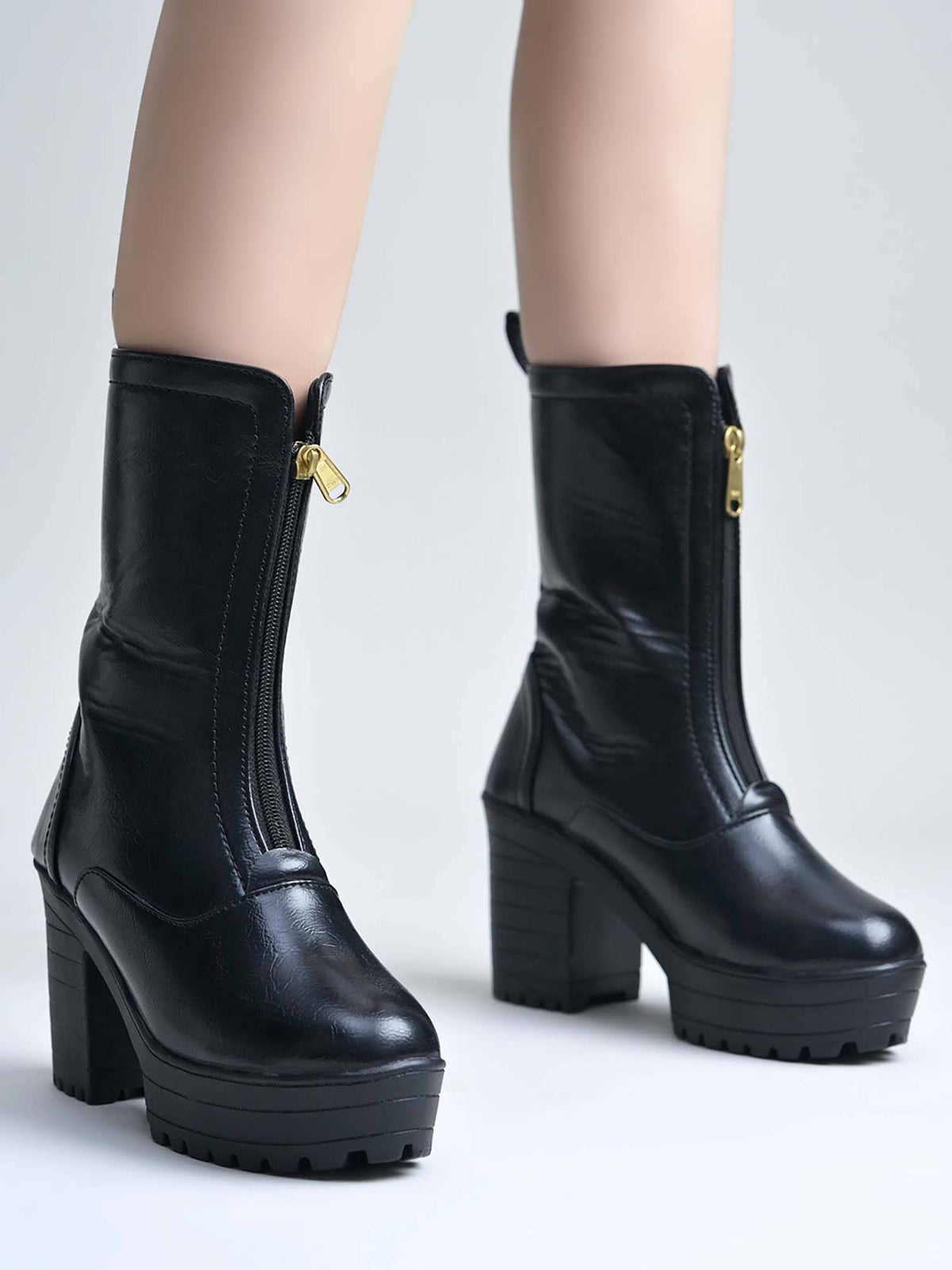 Women Black Casual Boots | BT61 - view 4
