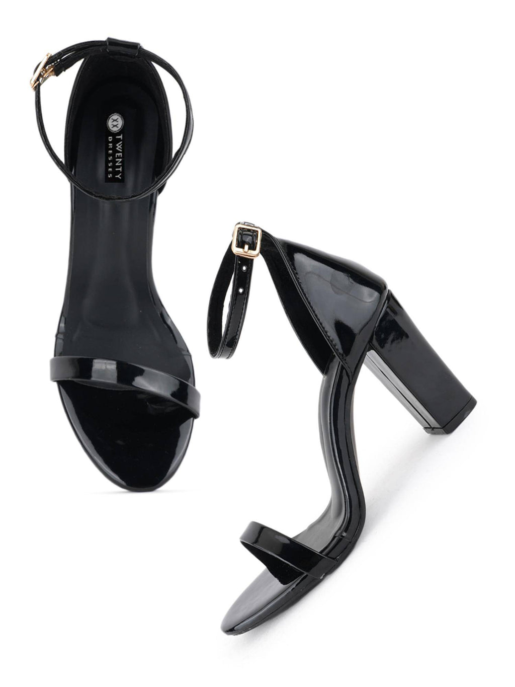 Womens Black Party Heels | H78 - view 7