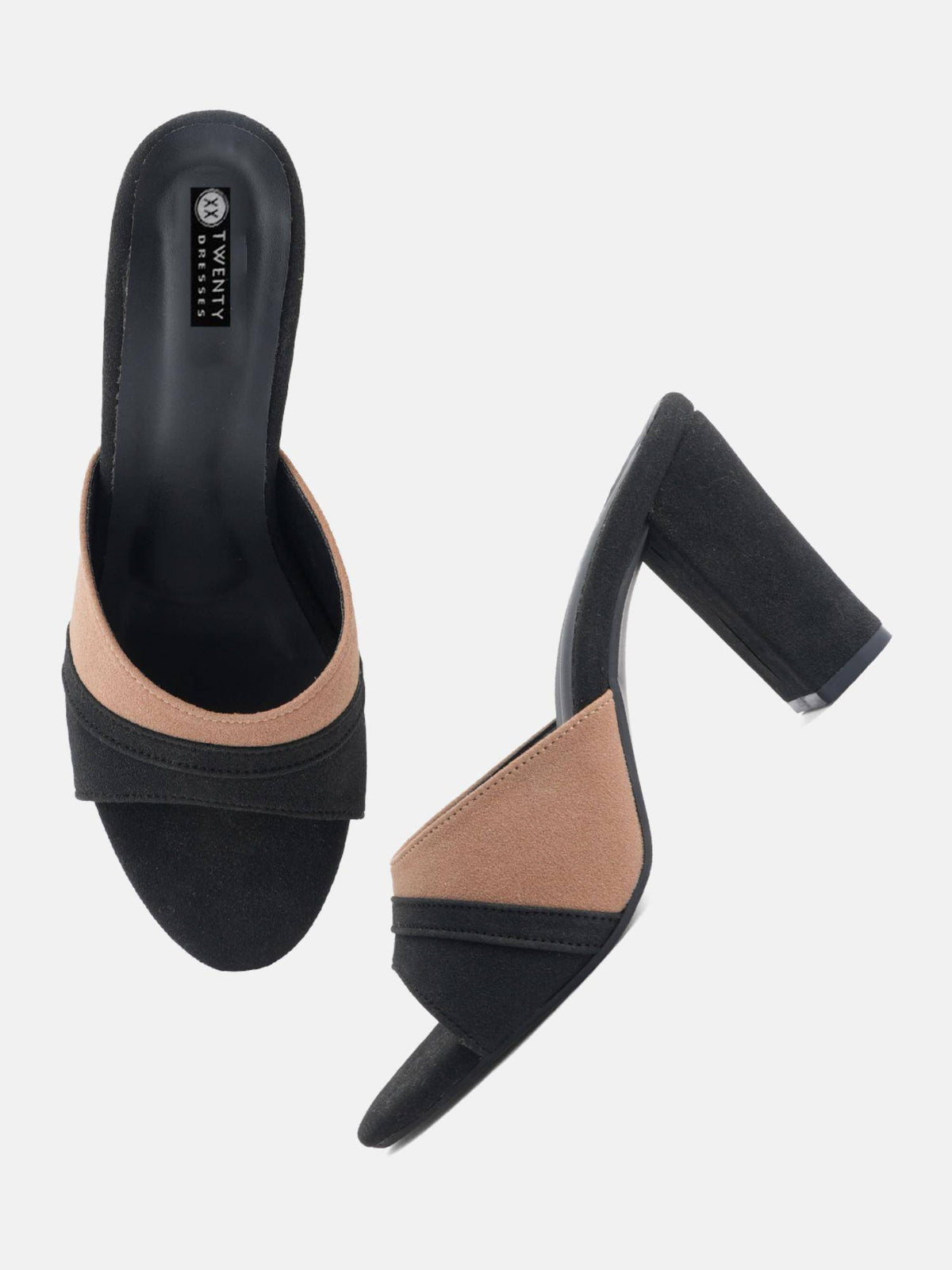 Womens Black Party Heels | H78 - view 7