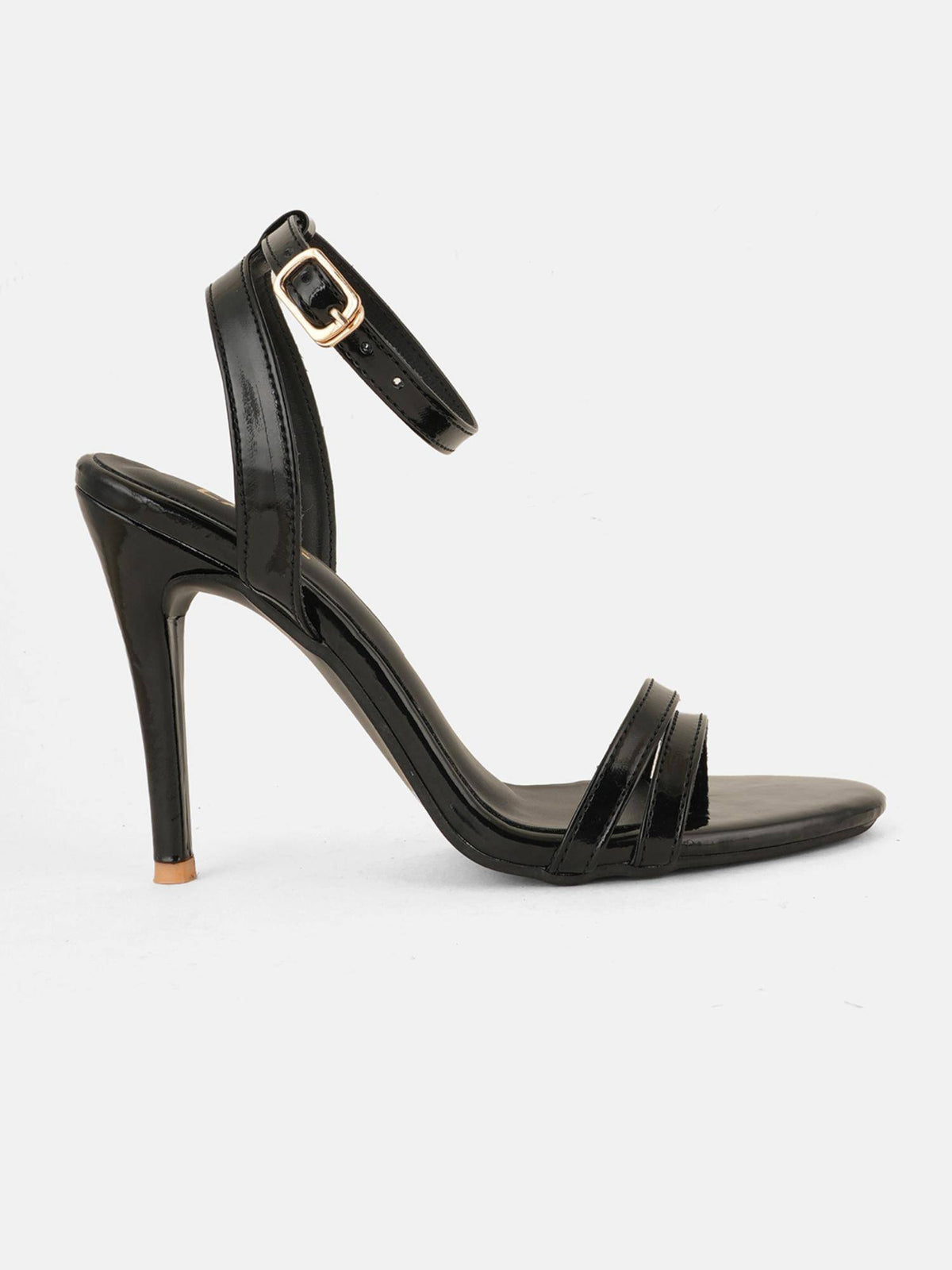 Womens Black Party Heels | H78 - view 2