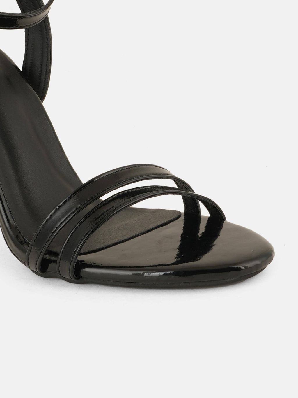 Womens Black Party Heels | H78 - view 4