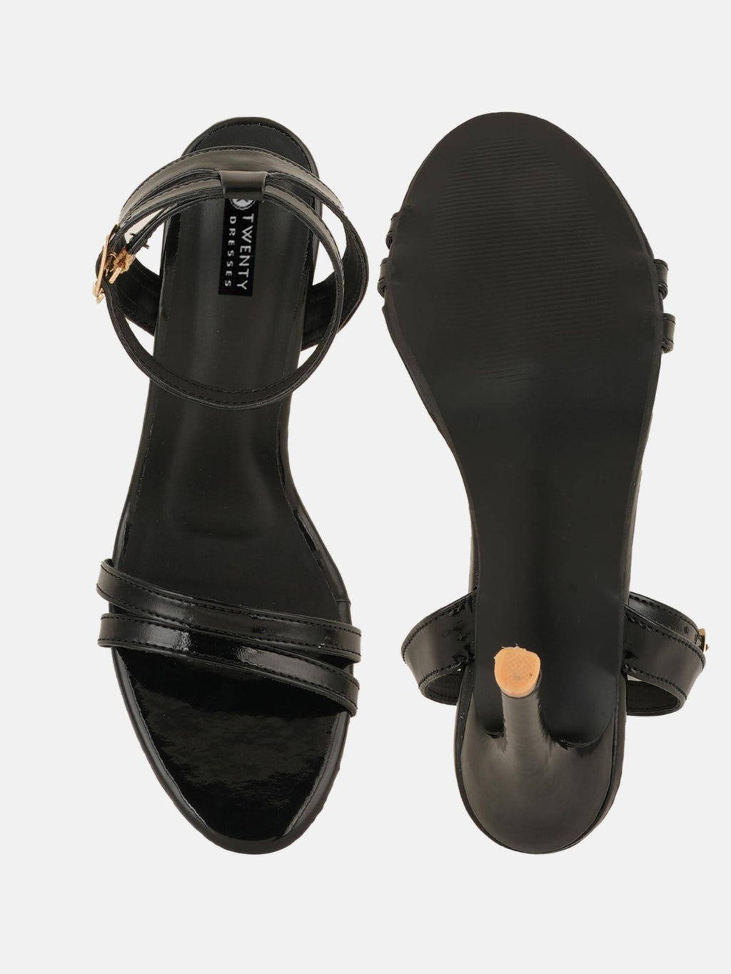 Womens Black Party Heels | H78 - view 6