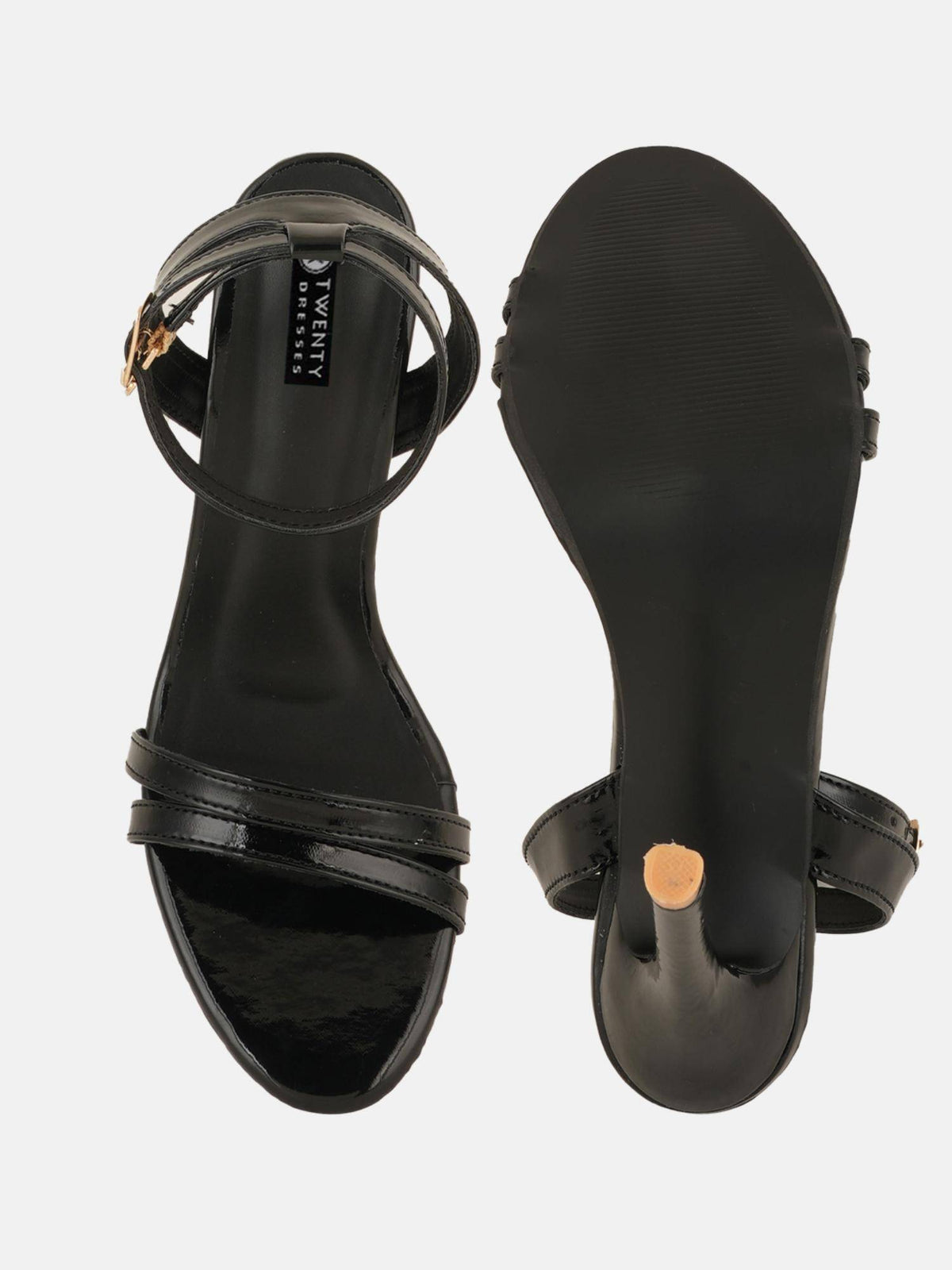 Womens Black Party Heels | H78 - view 6